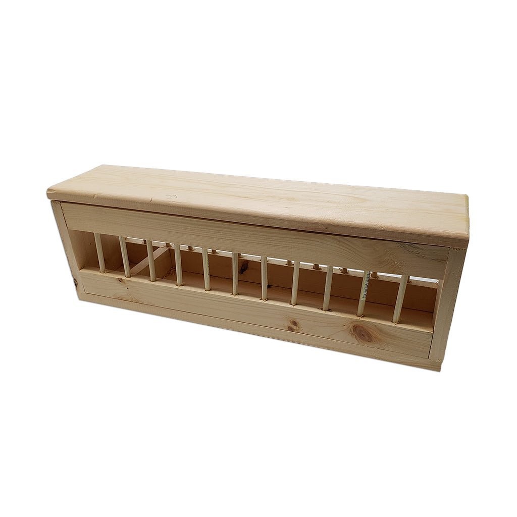 Wooden Dowel Pigeon Feeder 2 Feet Long - Lion Country Supply- Made in USA