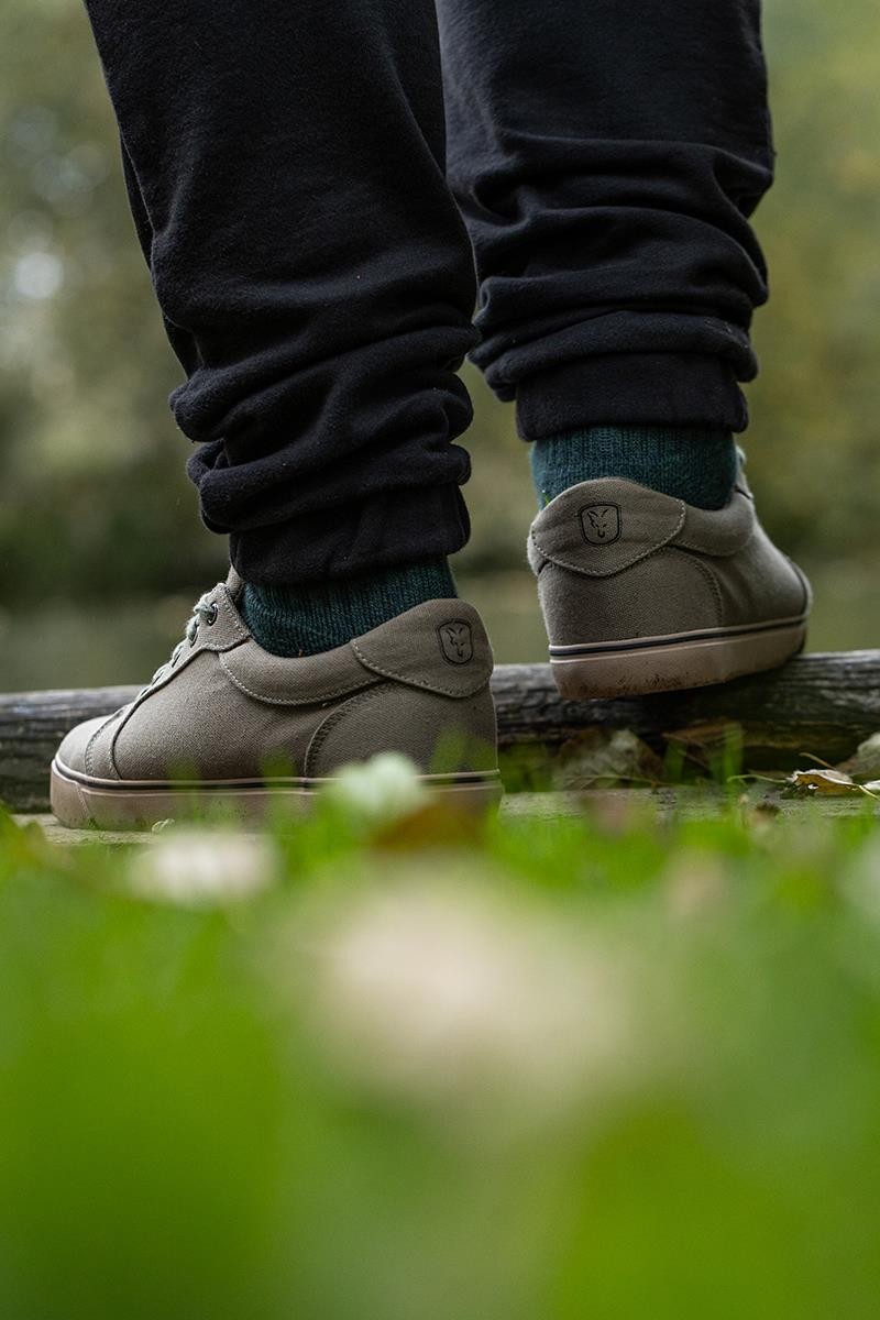 Fox Khaki Canvas Shoes