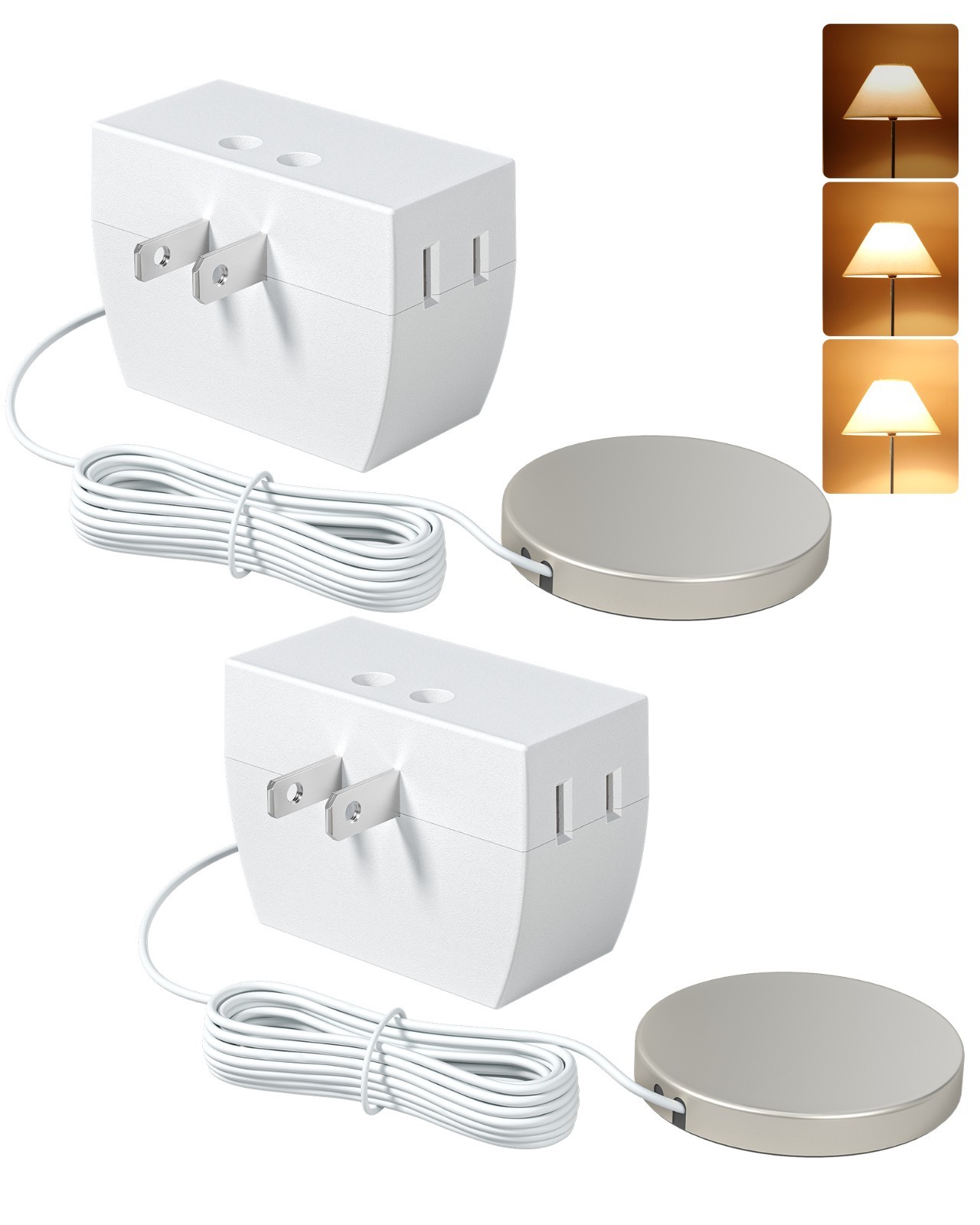 DEWENWILS 2 Pack Touch Dimmer Switch, Touch Pad Control & 3 Levels of Dimming