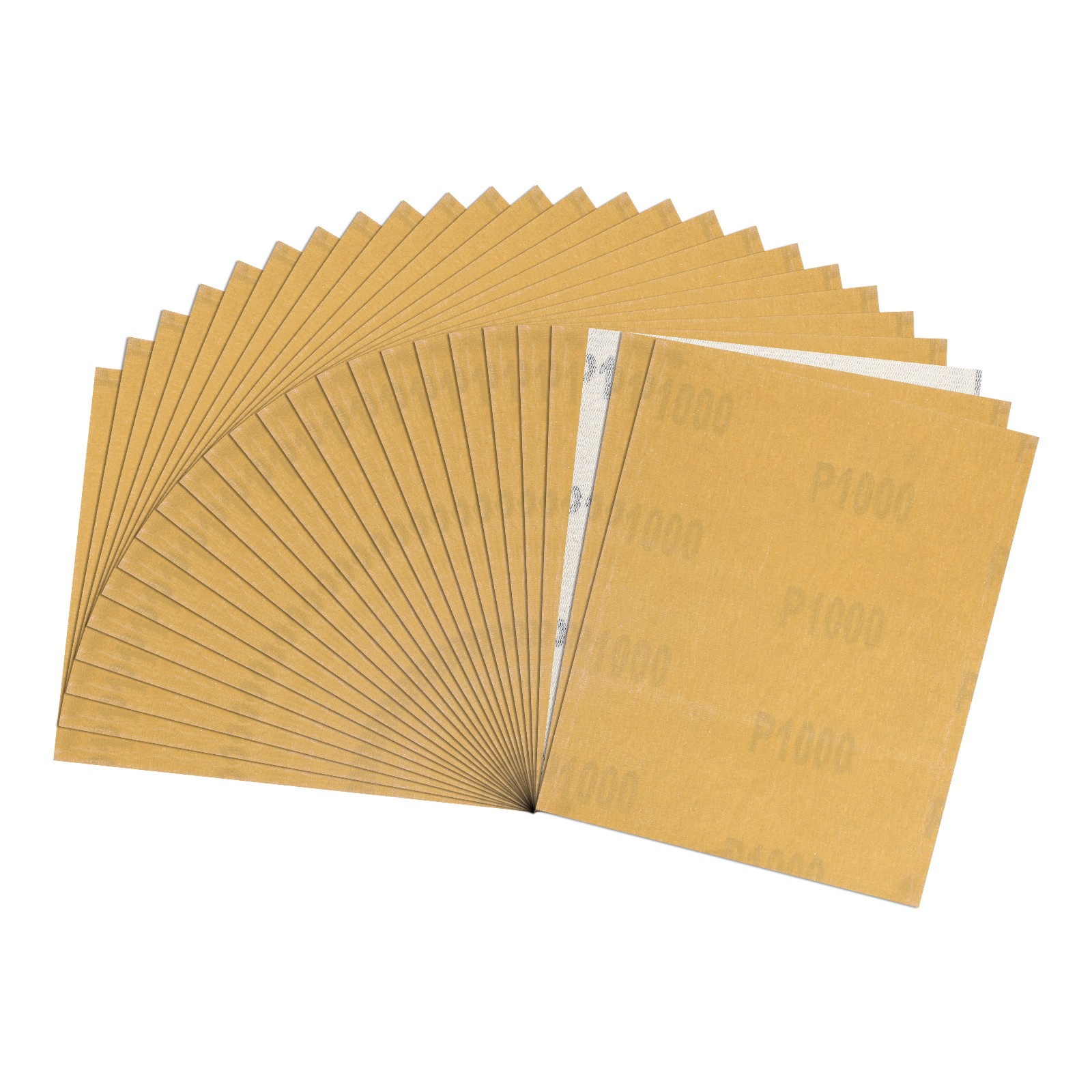 Sandpapers (4.5" x 5.5"/114mm x 140mm) 25 Sheet, 1000 Grit, Aluminum Oxide