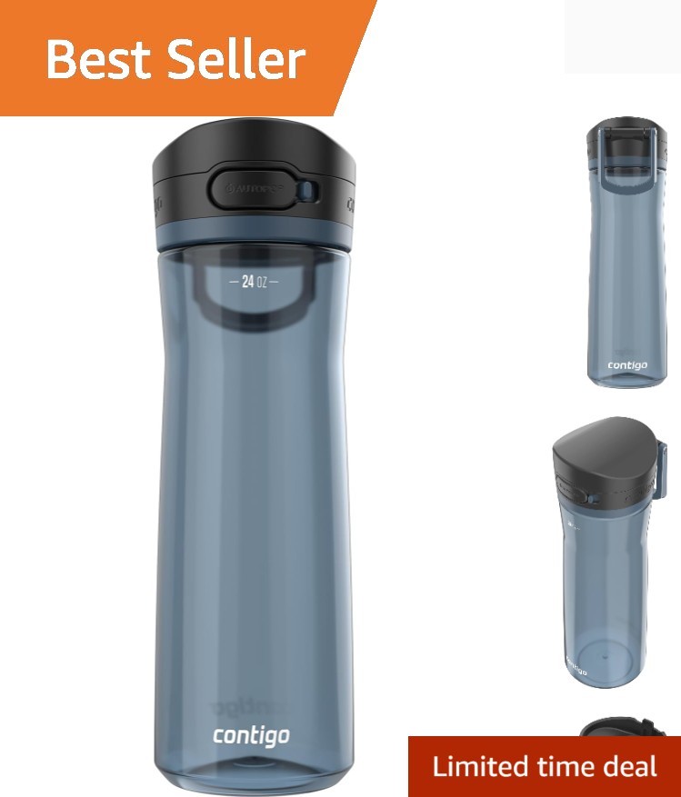 Versatile 24 oz Blueberry Tritan Water Bottle for Sports & Outdoor Adventures