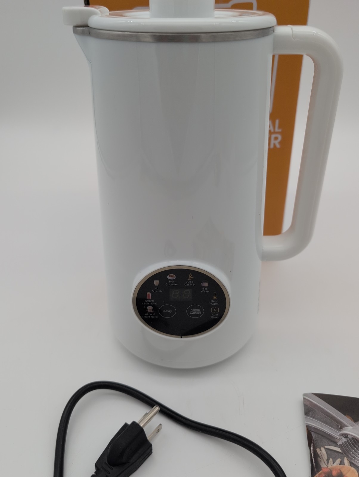 HANXI HX-D01 Multi-Functional Nut Milk Maker 600W Mini Soy Soup Maker White