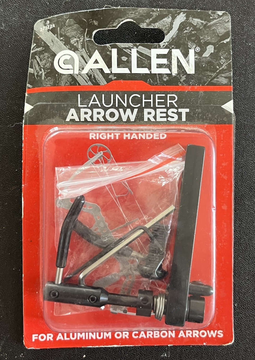 Allen Co. Launcher RH Arrow Rest for Aluminum or Carbon Arrows Model 17111A NOS