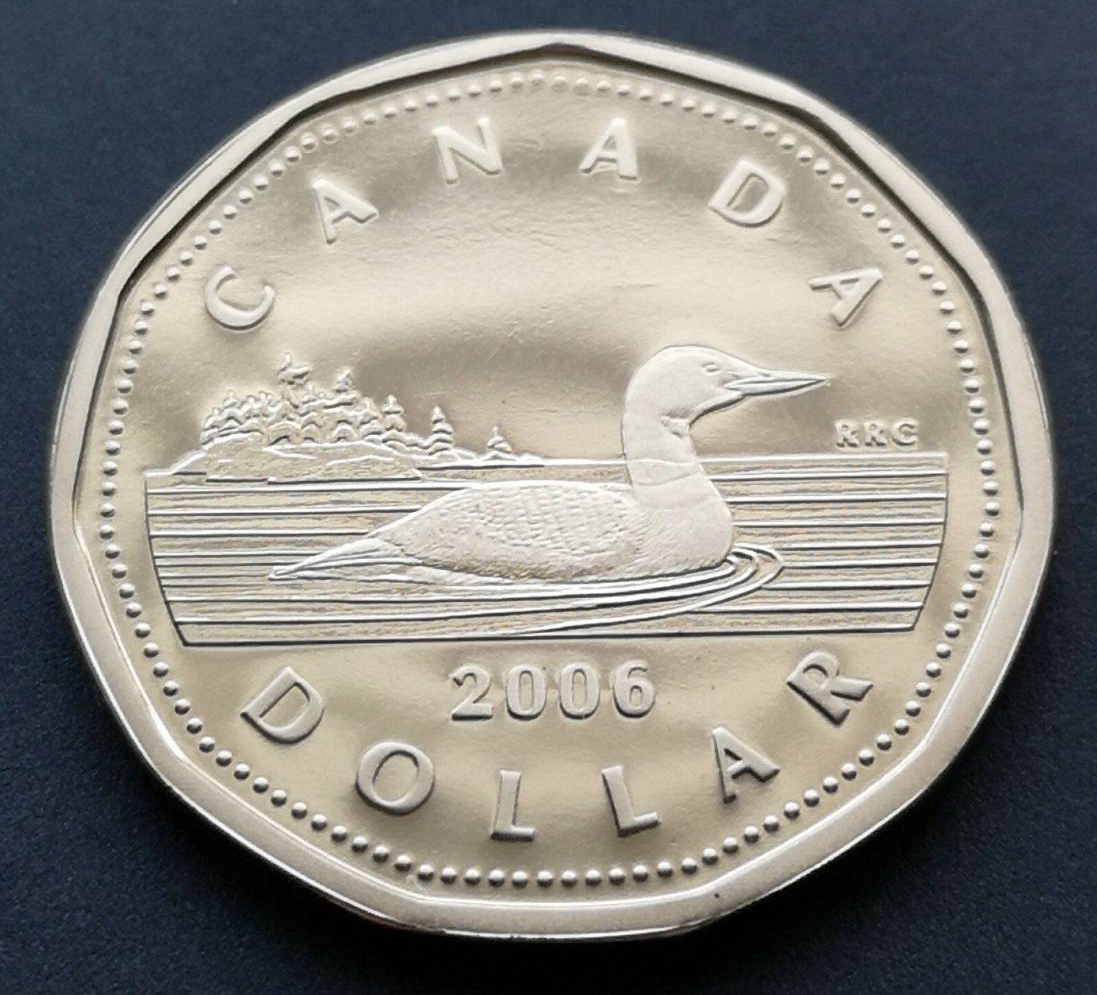 ***  CANADA  LOONIE  2006  ***  PROOF  ULTRA  HEAVY  CAMEO ***
