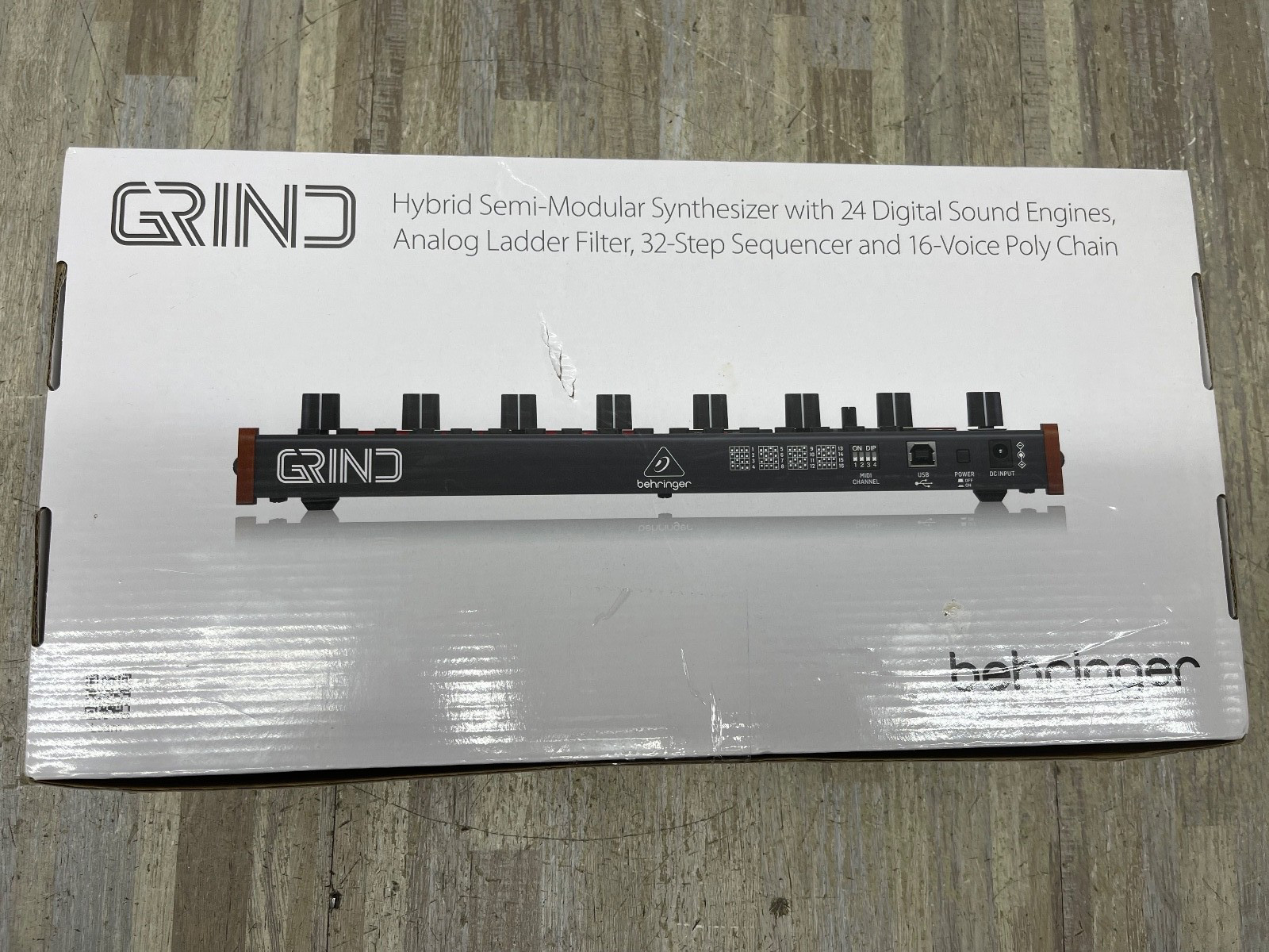 Behringer Grind Semi-modular Hybrid Multi-engine Synthesizer New