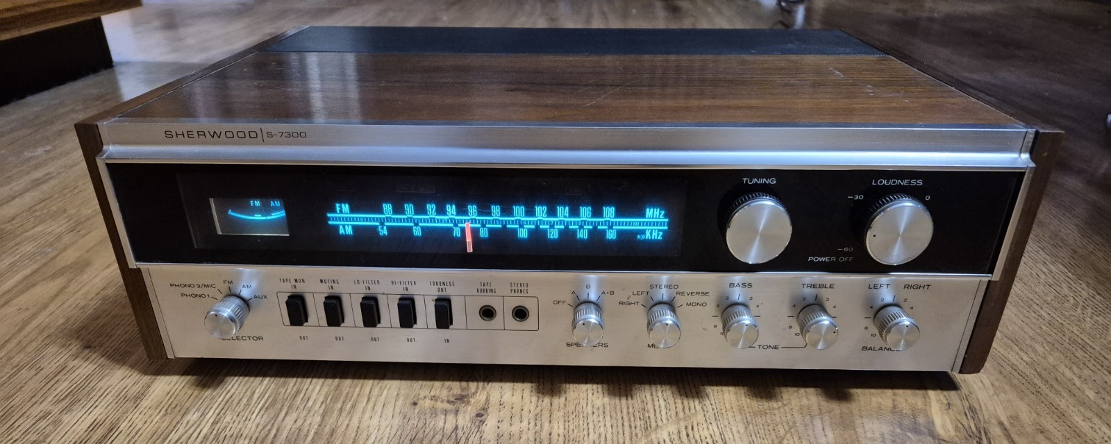 Vintage Sherwood S-7300 Receiver - Serviced