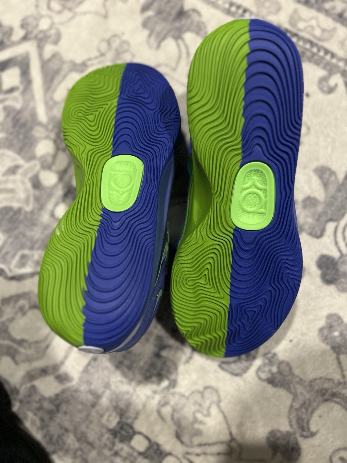 Nike KD EYBL Blue Green Basketball Sneaker. Willing to trade‼️