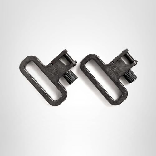Uncle Mike's SS Mim Quick Detach Sling Swivels (Blued, 1 1 1/4", Silver