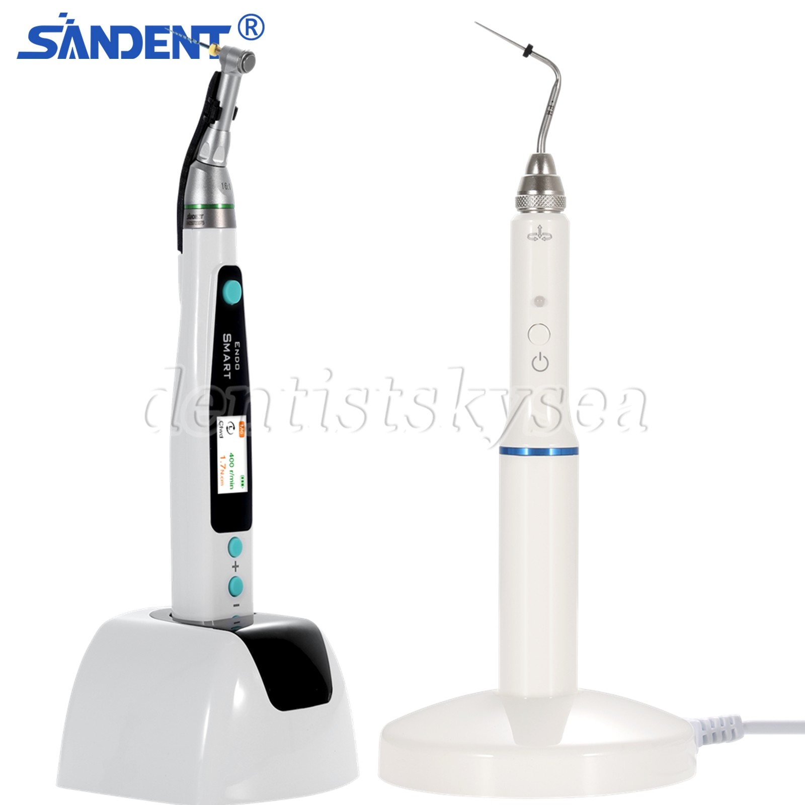 Dental Cordless LED Endo Motor 16:1 Contra Angle / Gutta Percha Heated Pen