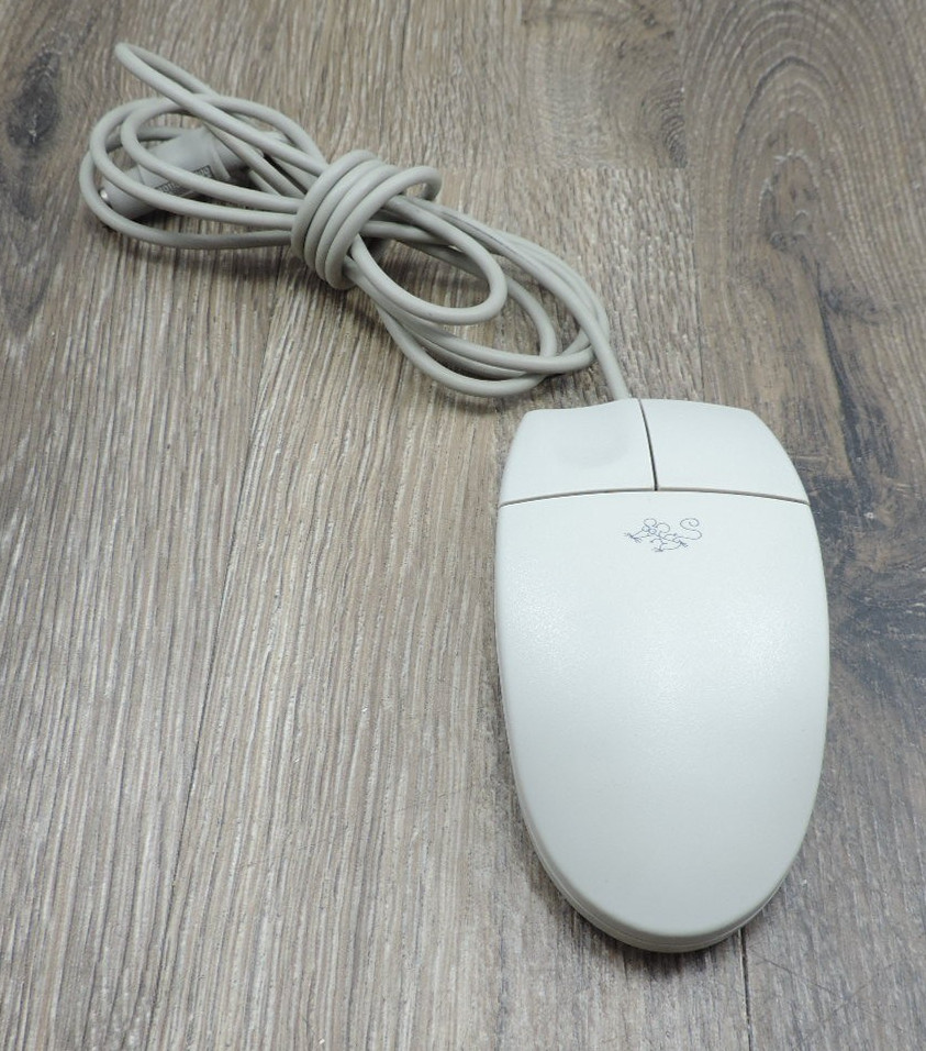 Vintage Logitech 2 Button Mouse M-S34 Rare Logo 952426-0000