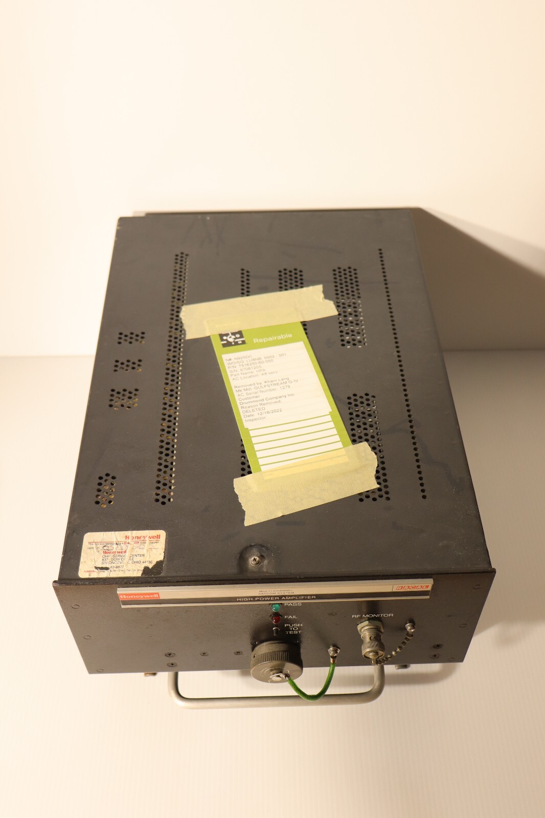 Honeywell HP-600 High Power Amplifier 7516250-60050 Removed for Upgrade