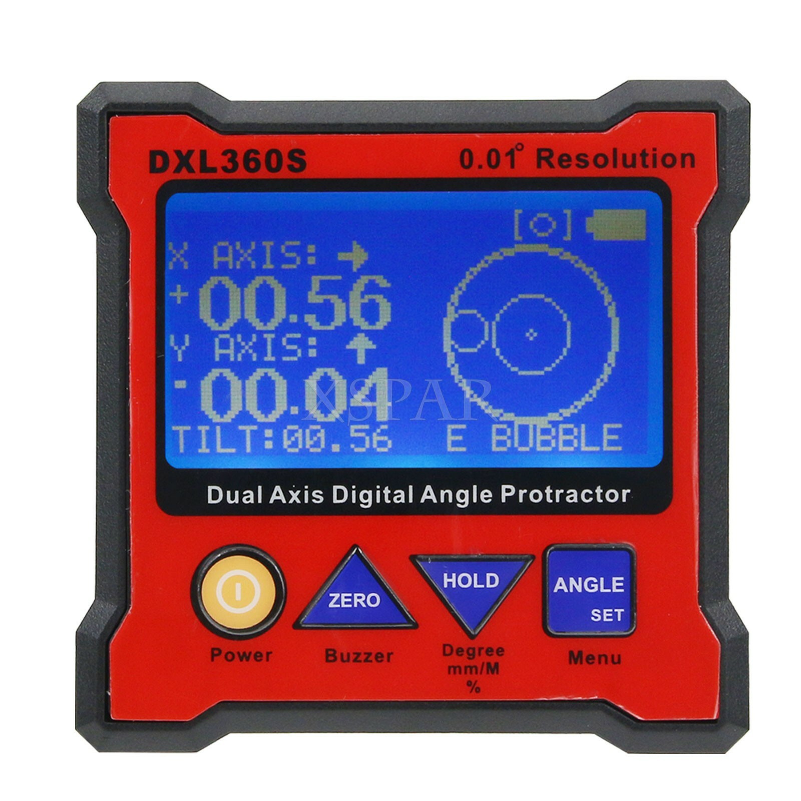 DXL360S Dual Axis Digital Angle Protractor Magnetic Inclinometer Angle Finder*