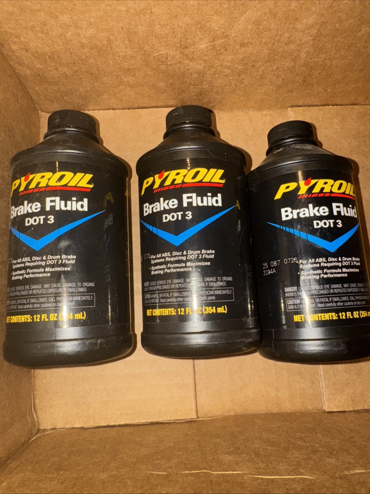 Pyroil Brake Fluid Dot 3 36fl oz Brake Fluid