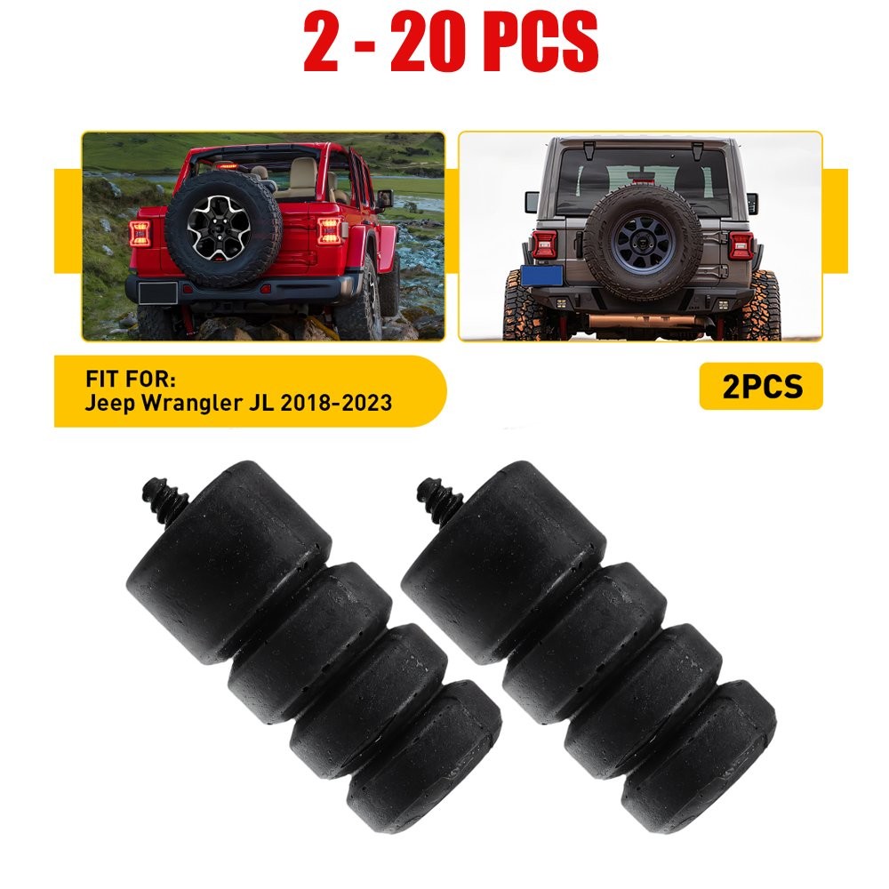 2-20 Rear Spare Tire Carrier Rubber Bump Stop Pad Fit Jeep Wrangler JL 2018-2023