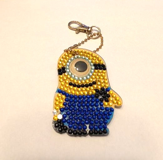 Minions Double Sided Diamond Art Keychains