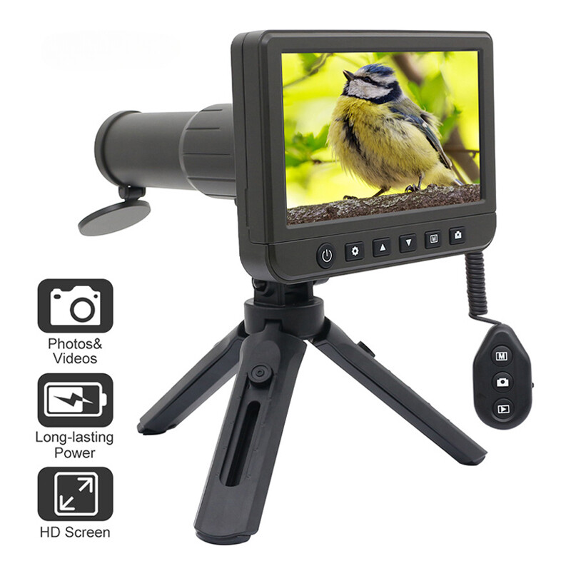 50X Digital Telescope Camera 5＂HD Screen Video Monocular for Watching Travelling