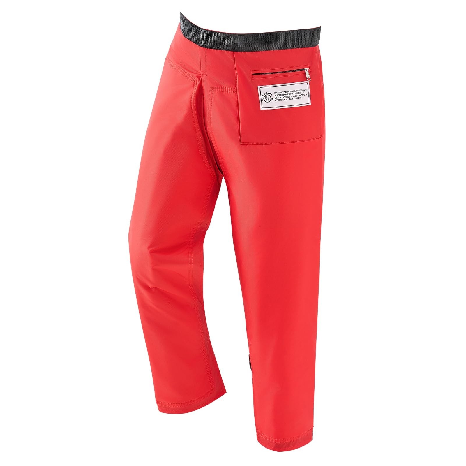 Chainsaw Chaps Apron Style, 8-Layer Safety Pants with Adjustable Belt & Pocket,