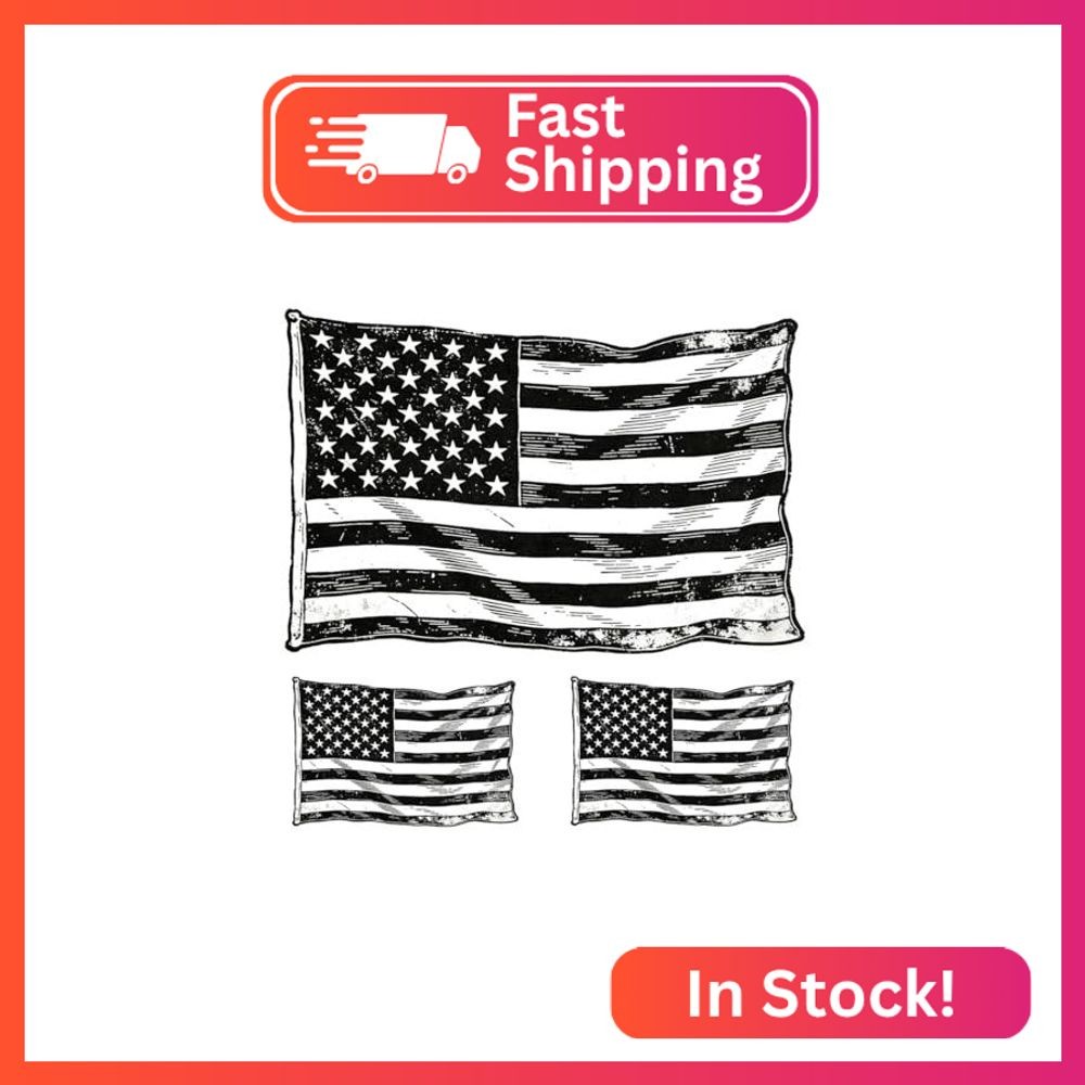 Tattoonova usa Six sheets Temporary Tattoos for Men and Women American Distresse
