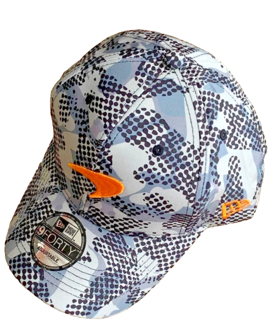 McLaren F1 Racing 2 Grays/Black Ovals Baseball Cap. Factory 2nd.