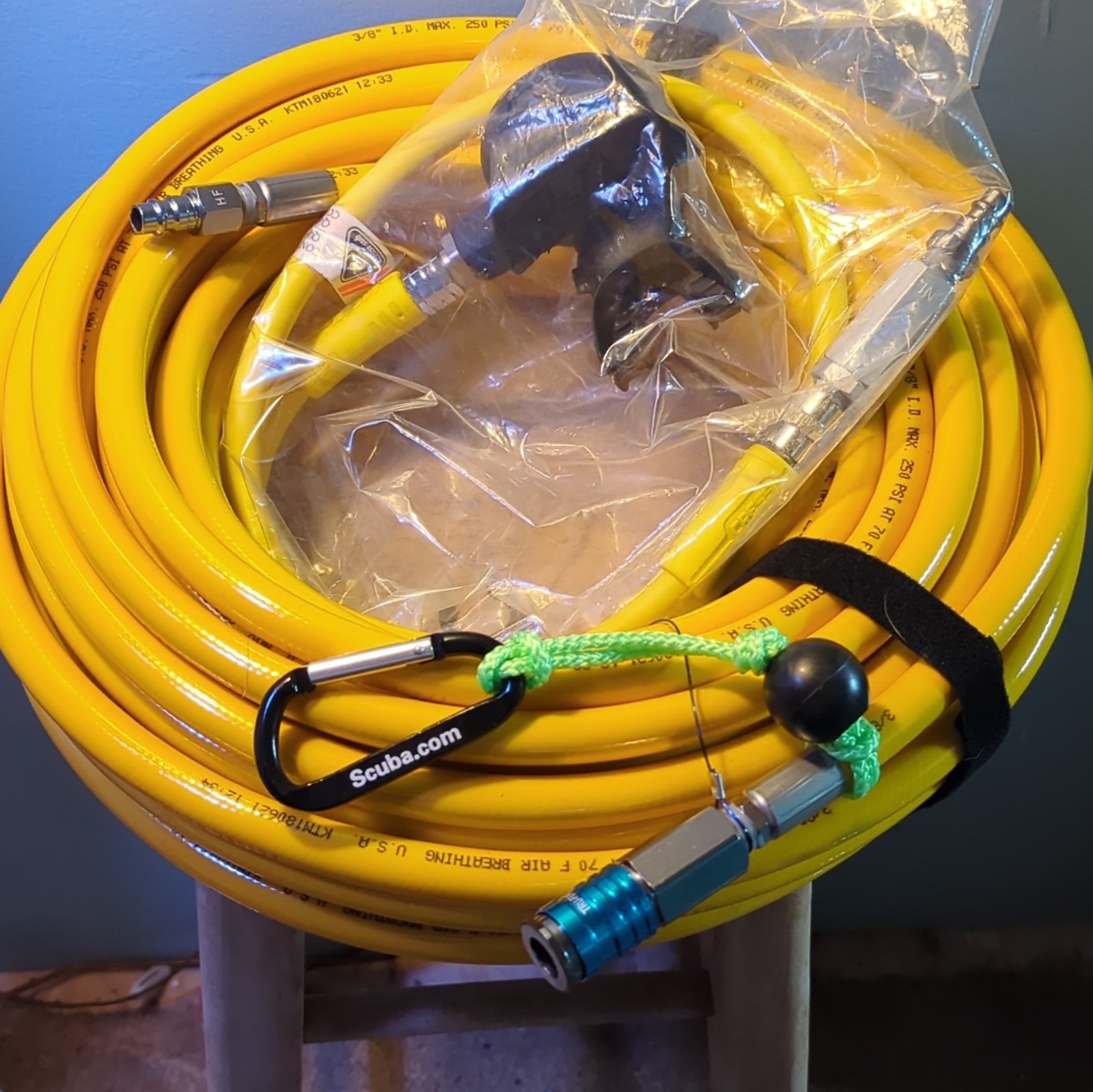 Cressi X-Compact Second Stage Scuba Regulator with Yellow Hose