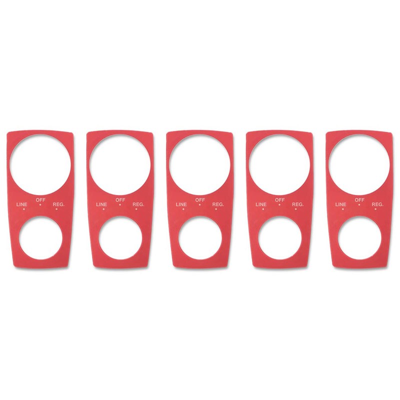 PM3100/PM3100D Compatible Clear Panel with Text for Precision (5Pcs)