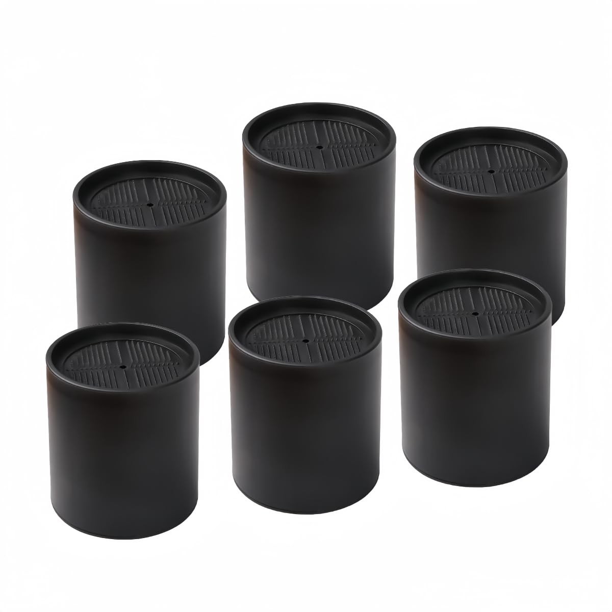 Bed Risers 4 Inch Heavy Duty Bed Furniture Risers with Non-Slip Pad Supports ...
