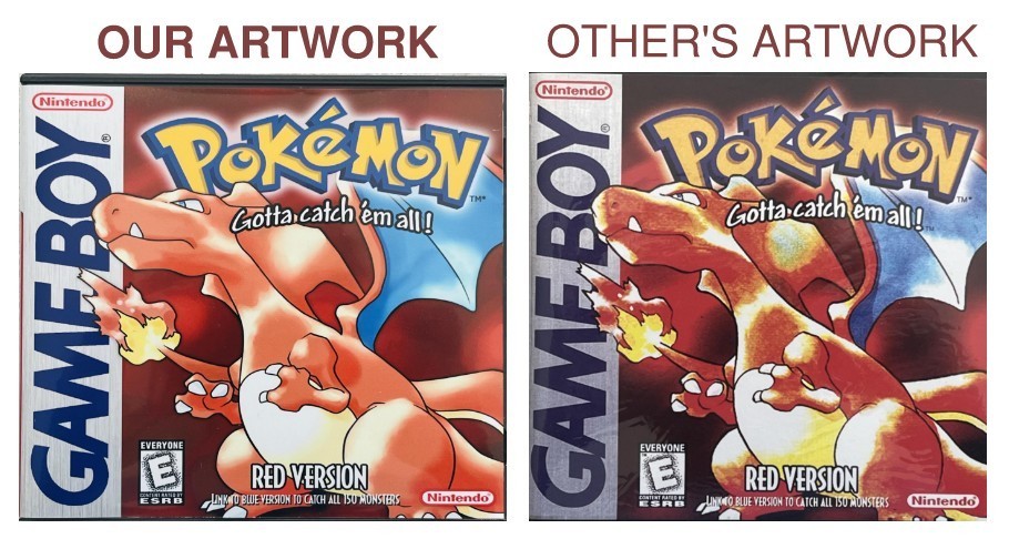 Pokemon Fire Red Version Case Only Game Boy Box Pokémon Nintendo DS Case Sized