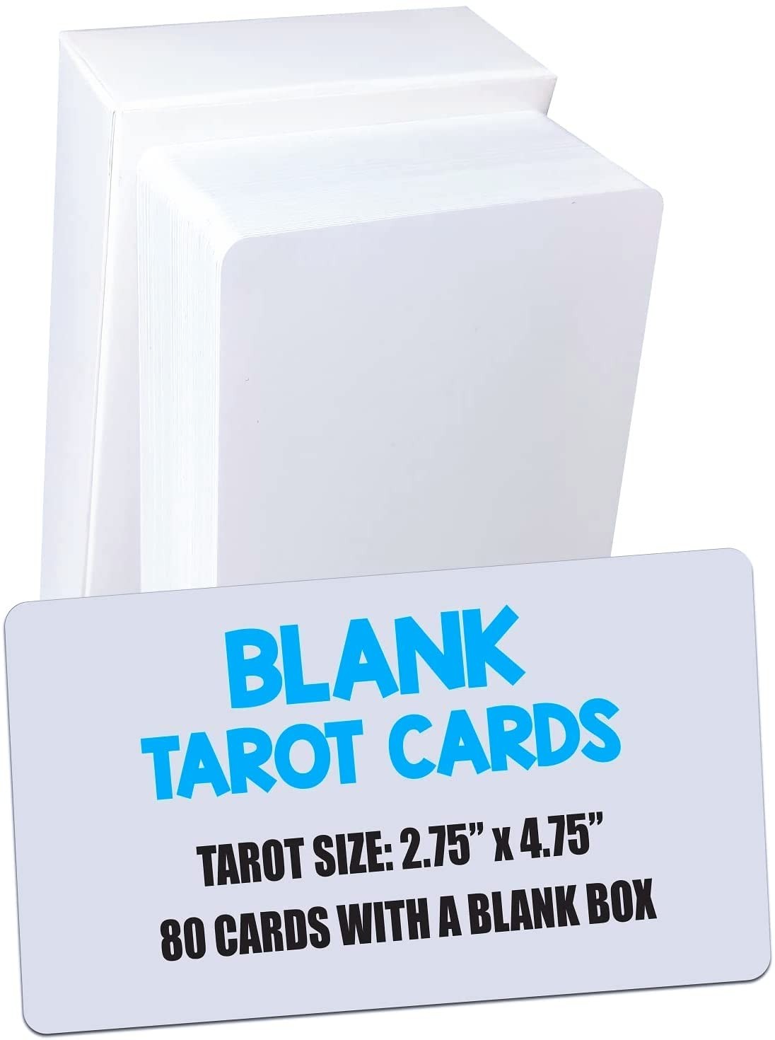 IMAGAME White Blank Tarot Cards Deck, 80 2.75 inches x 4.75 inches,
