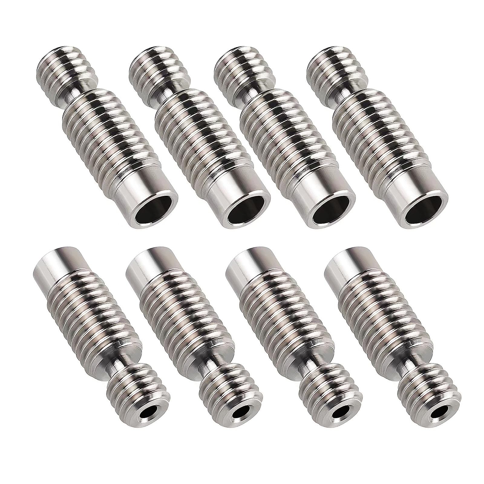 3D Printer Heatbreak Throat 8 PCS Compatible with E3D V6 Hotend Extruder All Met