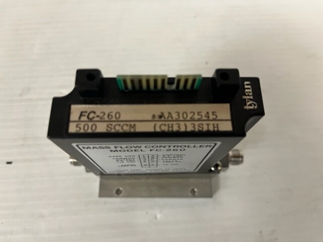 TYLAN MASS FLOW CONTROLLER FC-260V, 500 SCCM CH3