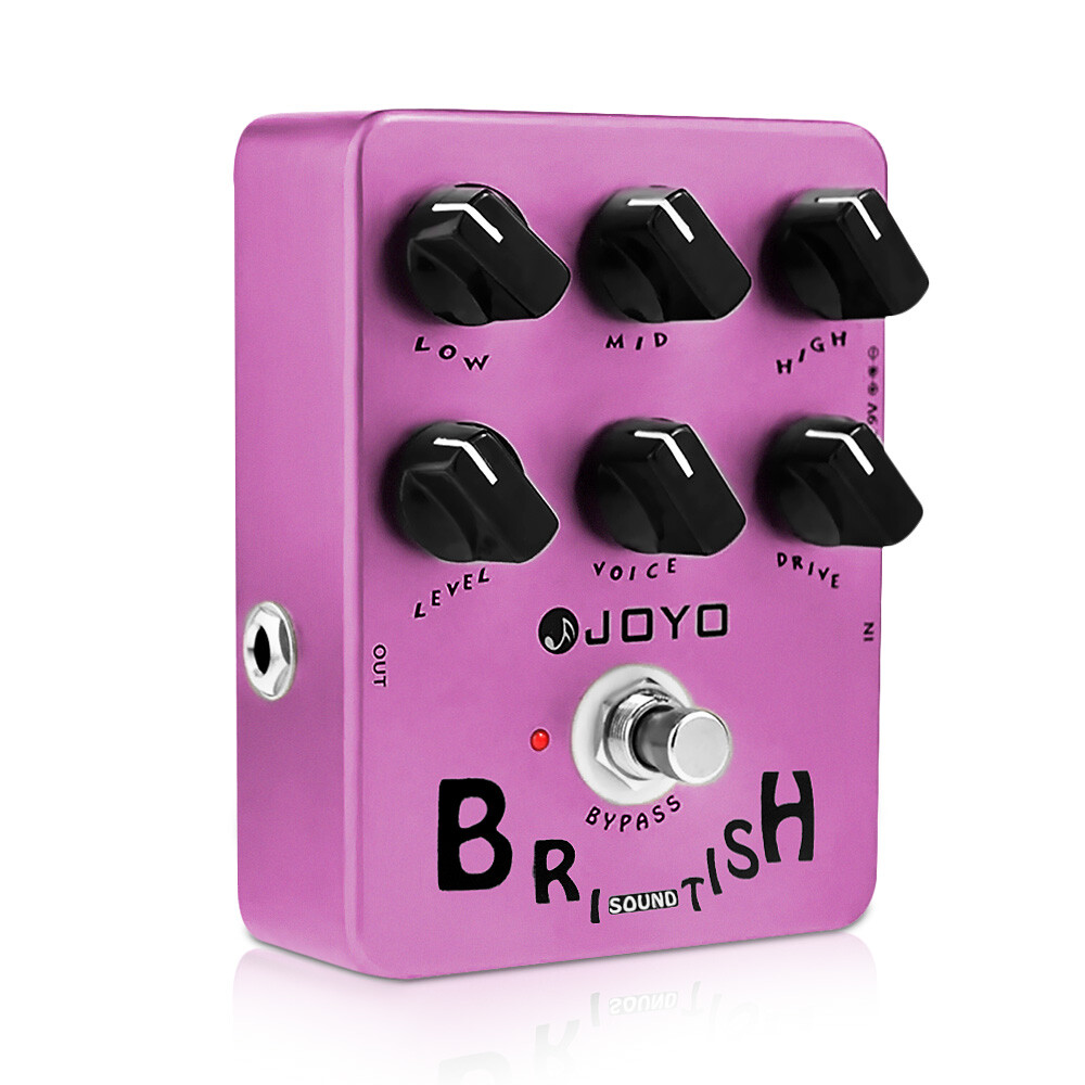 JOYO British Sound Overdrive Pedal Rock Amplifier Simulator Pedal Free Return