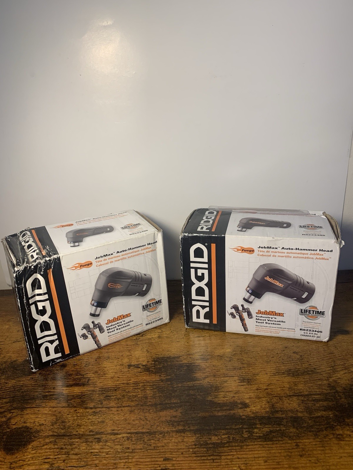RIGID JobMax Auto-Hammer Head Attachment R8223405 NEW OB Lot (2)