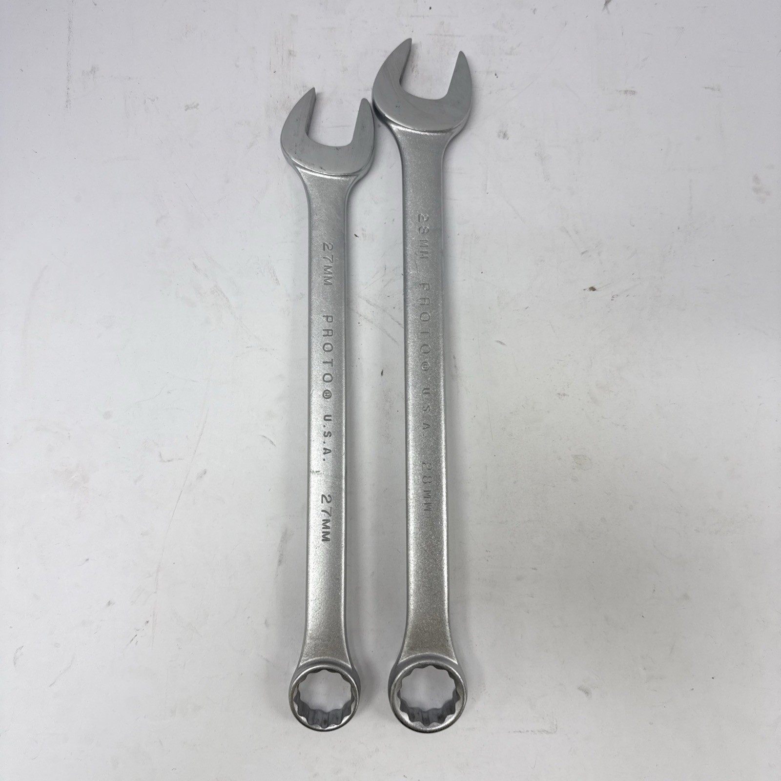 Proto Professional Wrenches Sizes 27 & 28mm NOS