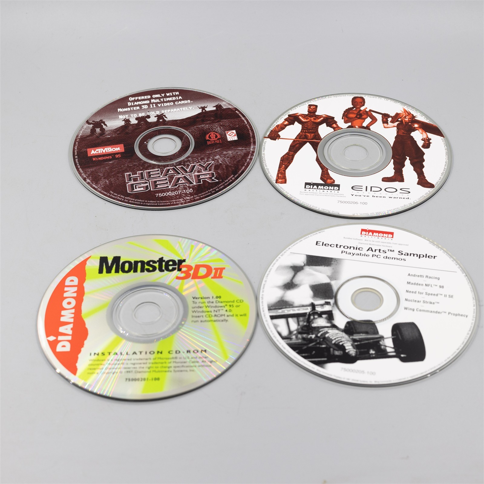 1998 Diamond Multimedia 3DFX Monster 3D II Starter Pack Vintage