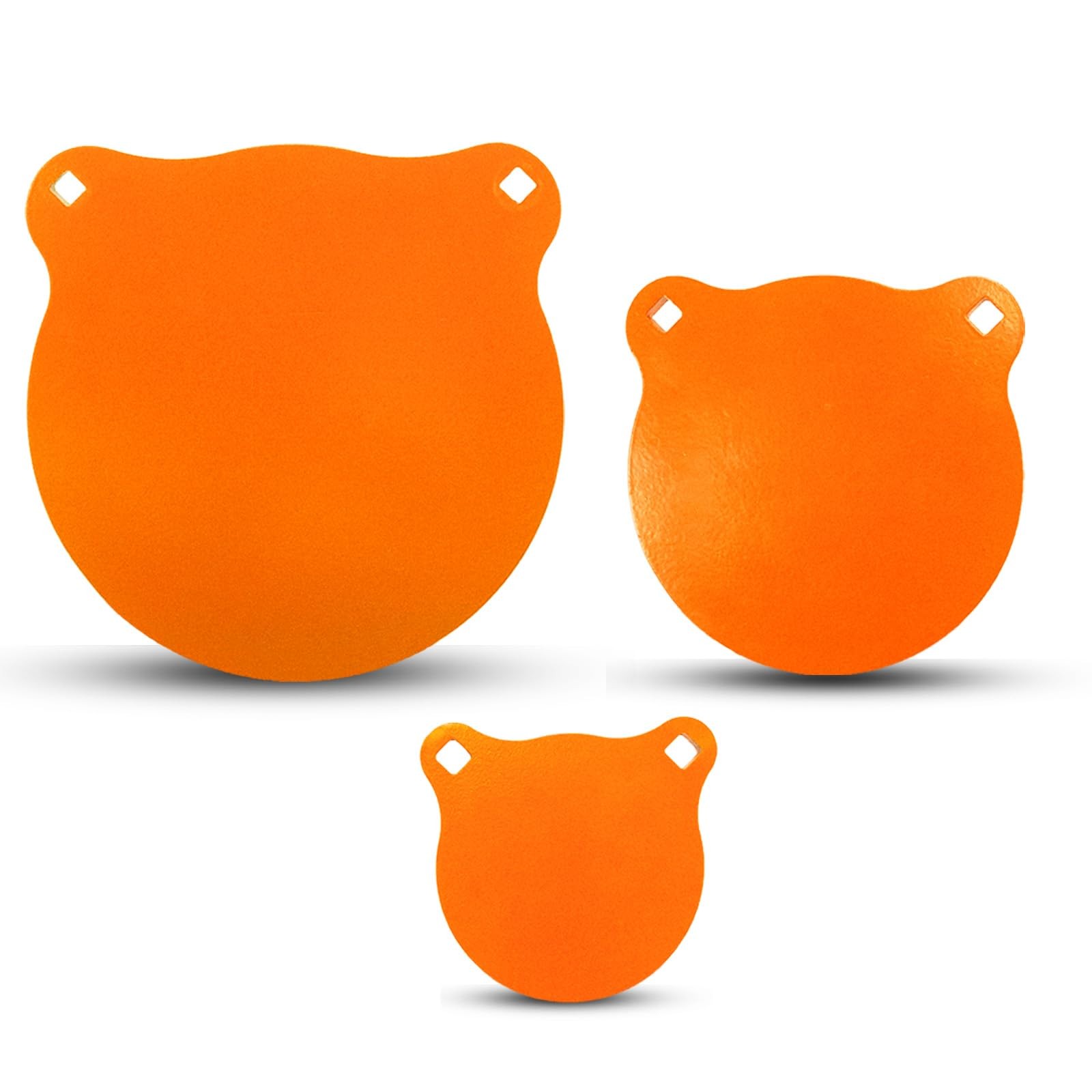 AR500 Steel Targets 3/8" Thick 4", 6", 8", H-Combo Gong 4"/6"/8"