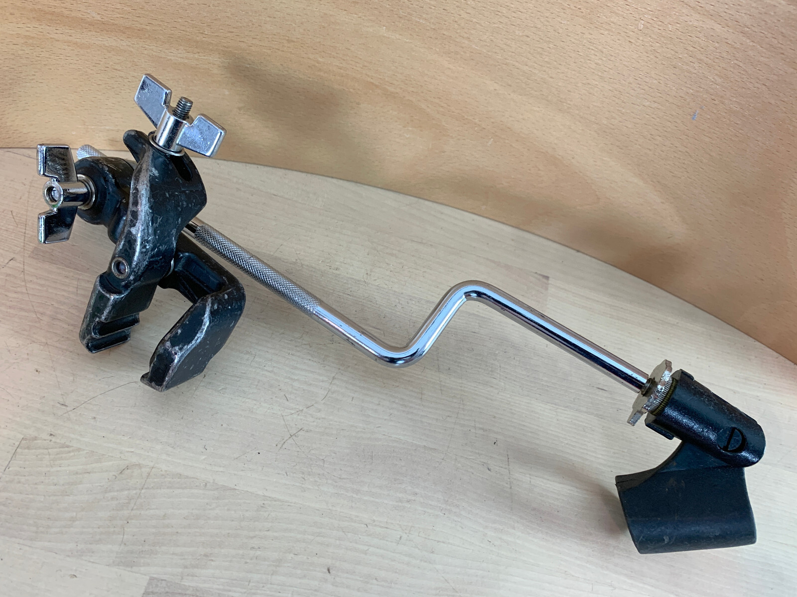 GIBRALTAR SC-JDRMM Ratchet Jaw Mount Microphone Holder Mic Clip Rim Hoop Clamp