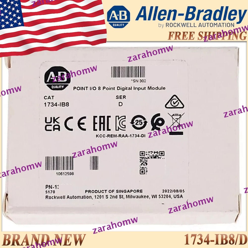 1734-IB8/D AB Digital Input Module PLC Free Shipping US Brand New AB