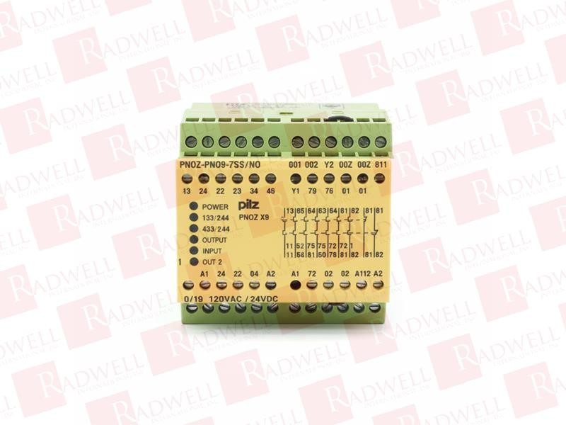 PILZ PNOZ-X9-7S/NO/110-120VAC/24VDC / PNOZX97SNO110120VAC24VDC (NEW IN BOX)