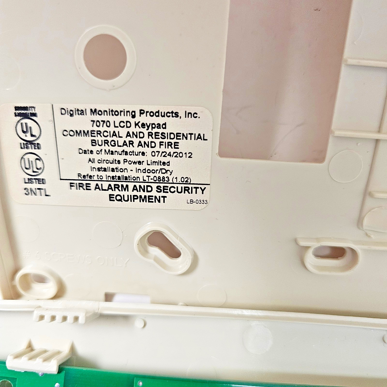 DMP 7070 LCD Keypad USED