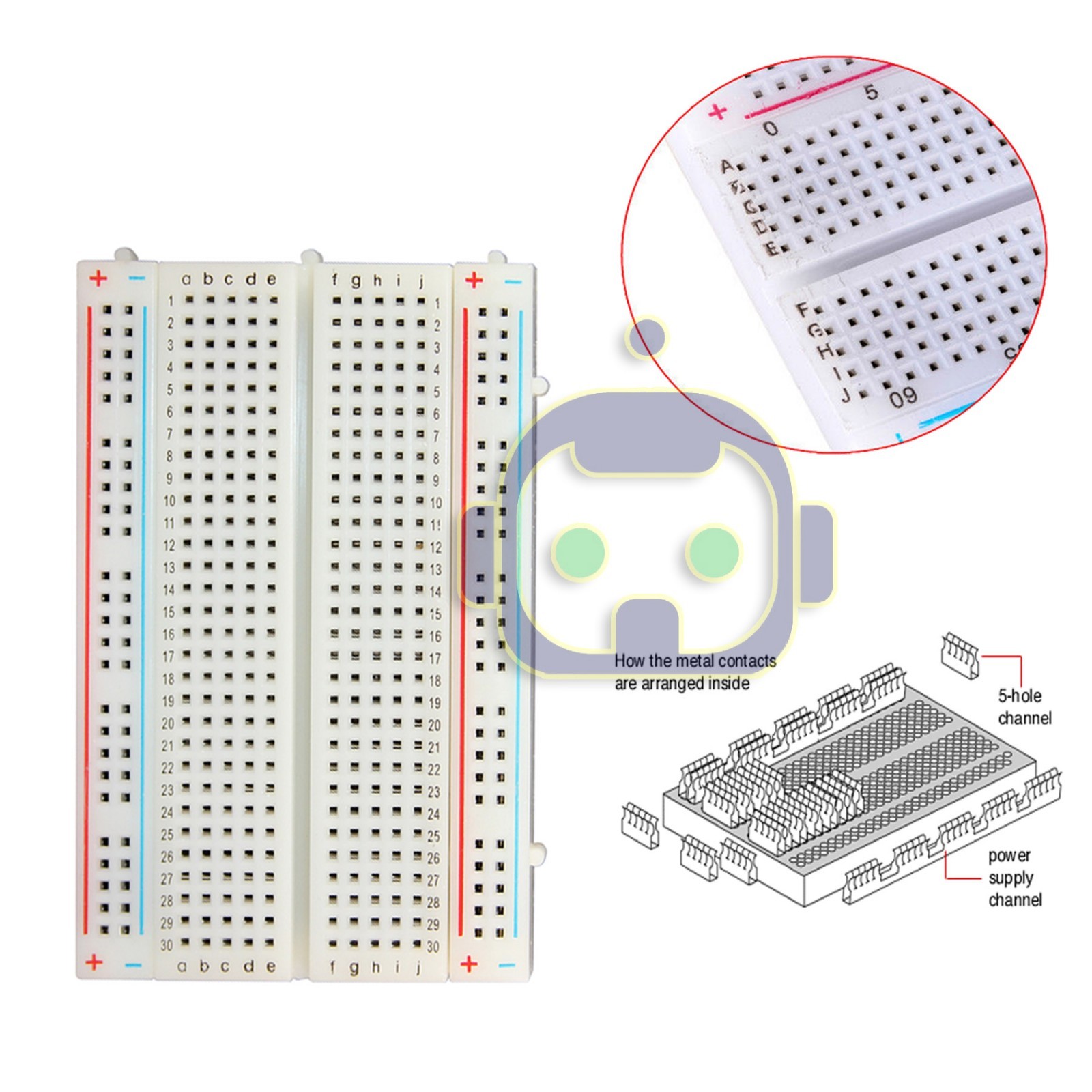 3X Mini 400 Point Solderless Prototype PCB Breadboard Protoboards US