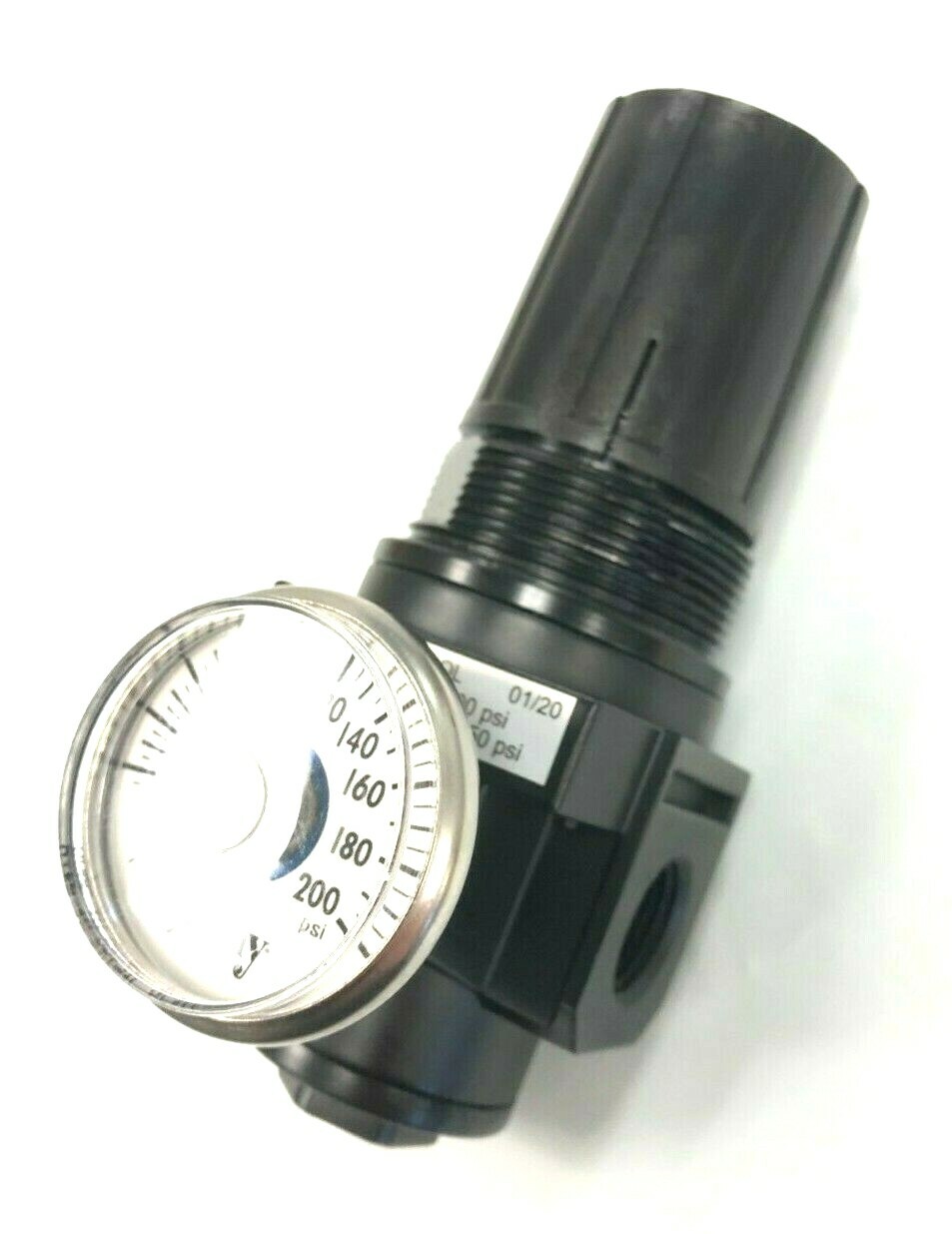 160-1001 , 360-1108 , R38 3/8" JENNY EMGLO REGULATOR 3/8'' FPT W/ GAUGE