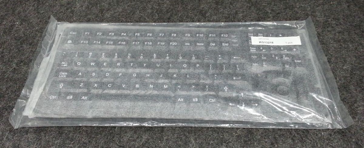 GETT.AMERICA KG13218 Silicone Keypad Mat Black For Keyboard KG2420