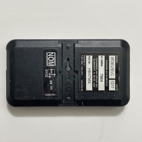 Genuine OEM Chamberlain Liftmaster 953EV/EVC 3 Button UNIVERSAL Remote Control