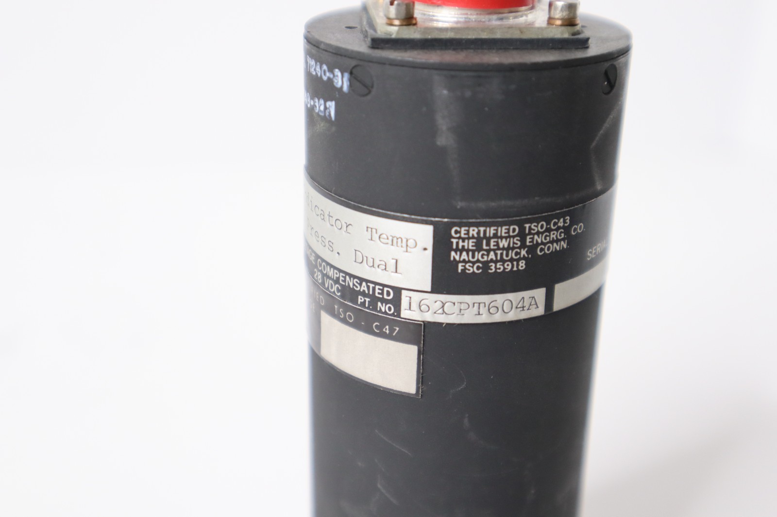 Lewis Engineering 162CPT604A Dual Temperature & Pressure Indicator