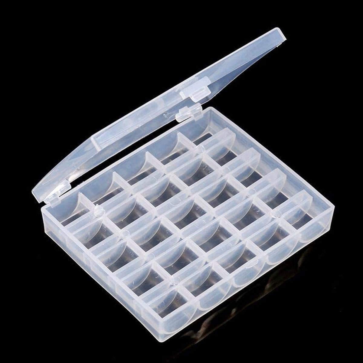 Bobbin Box,Machine Organizer Plastic 4Pack, Transparent