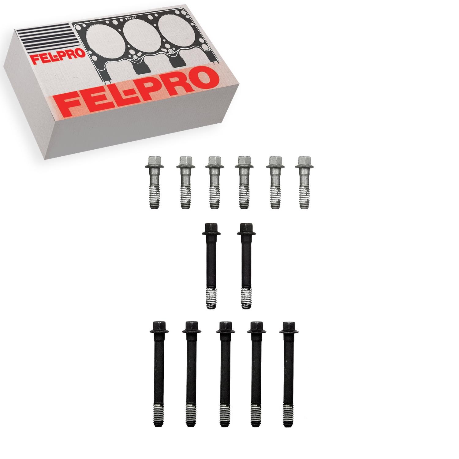 Fel-Pro Engine Cylinder Head Bolt Set For 1985-1996 Chevrolet G30 4.3L V6