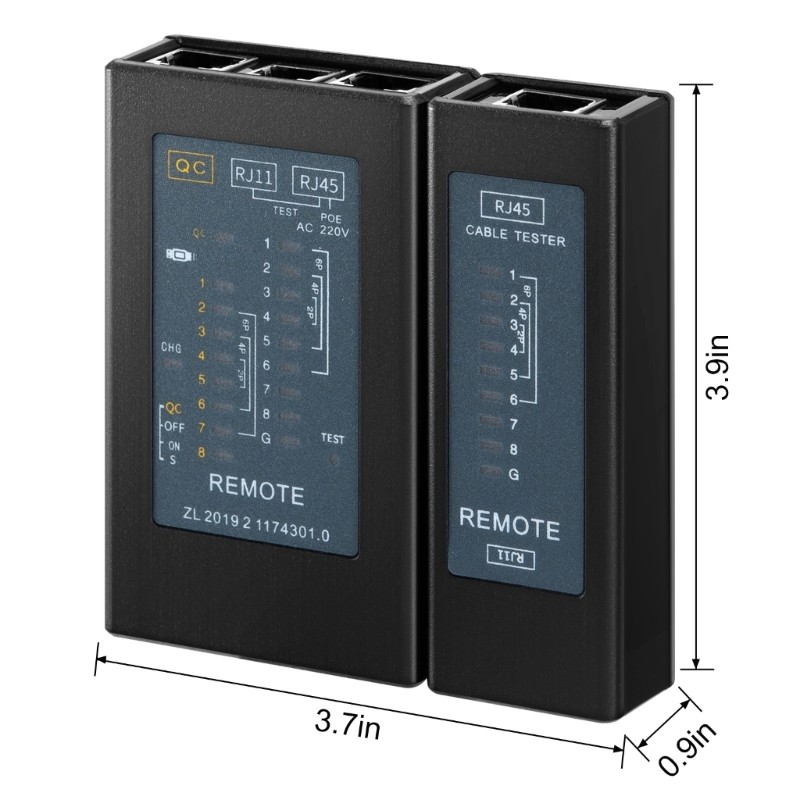 Portable Cable Tester Gigabit Single End Test Function