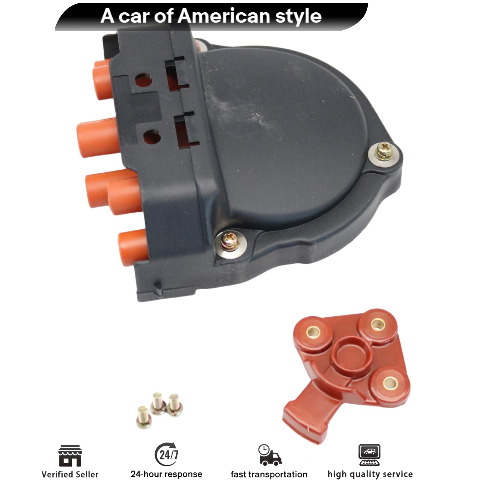 New Distributor Cap & Rotor Fit For BMW E23 E24 E28 E30 E31 E32 12111725070