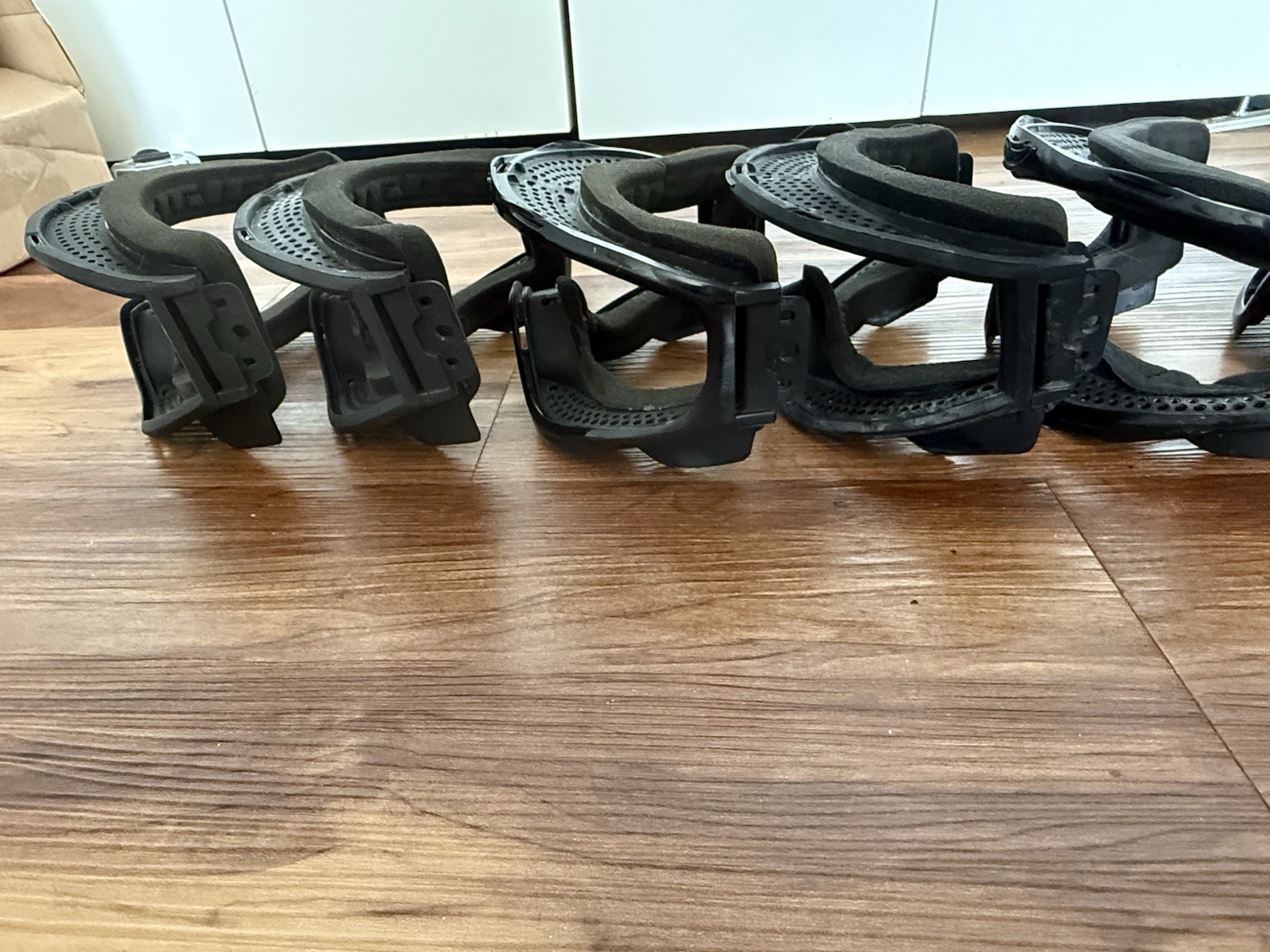 8 JT Spectra ProFlex Goggle Frames Lot - BLACK