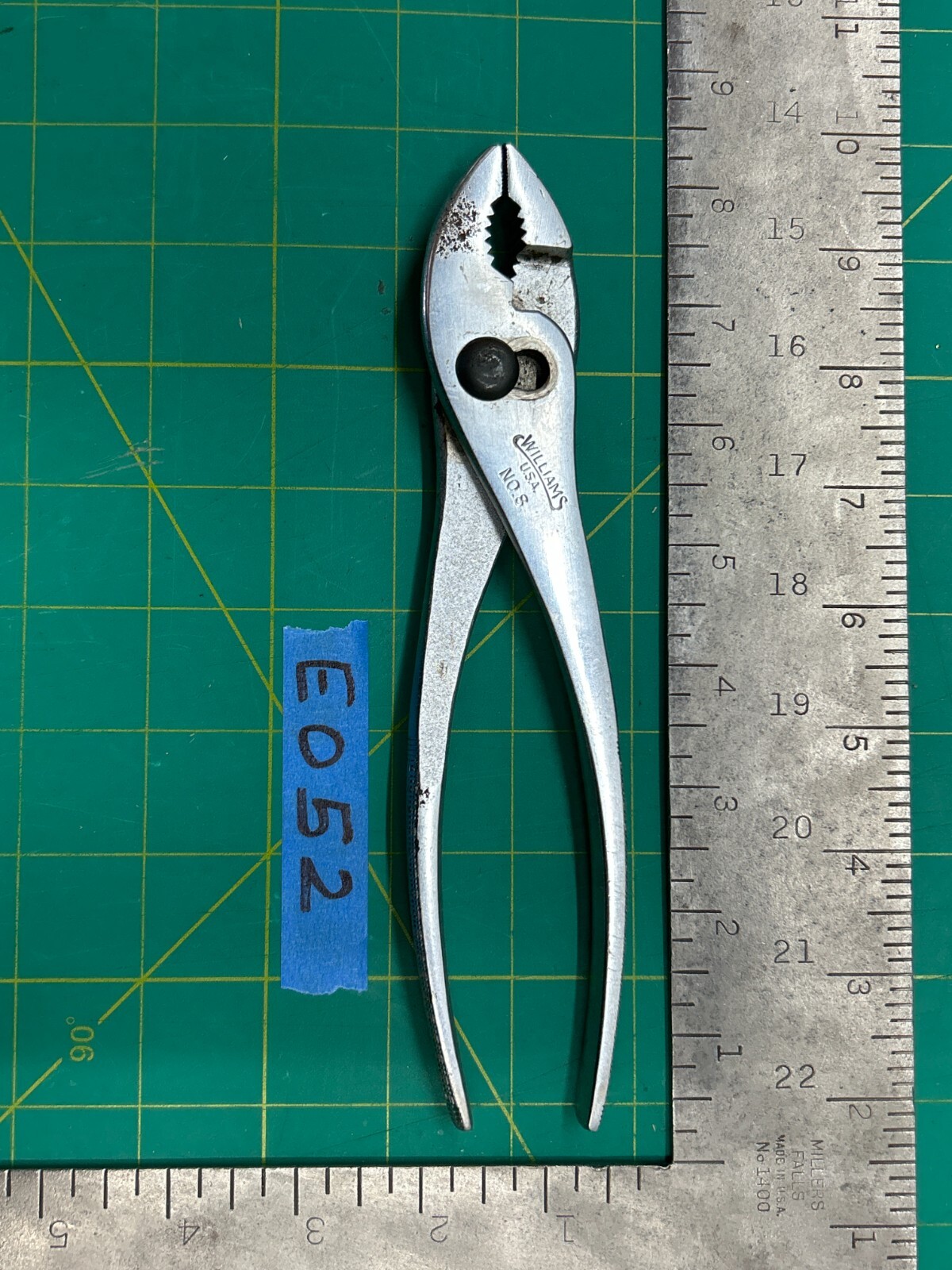 Vintage Wllumas 8" - Slip Joint Pliers Durable Hand Tool - Made in USA